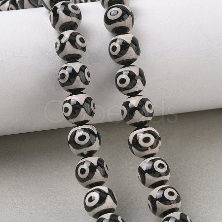 Tibetan Style dZi Beads Strands GG-CBA3DA1-06-1
