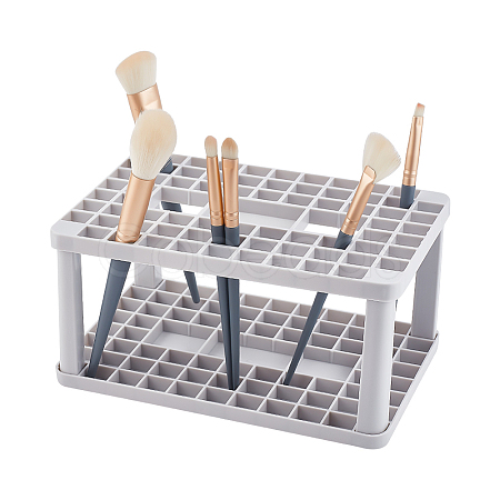 Plastic Cosmetic Brush Storage Stands MRMJ-WH0070-34C-1