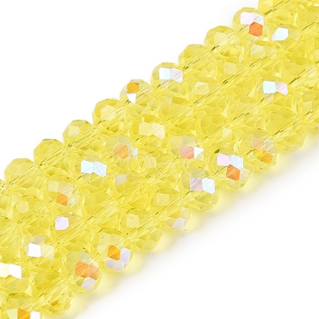 Electroplate Glass Beads Strands LS-EGLA-A044-T8mm-L29-1