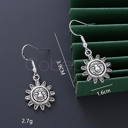 Brass & Alloy Dangle Earrings FS-WG95800-05-1