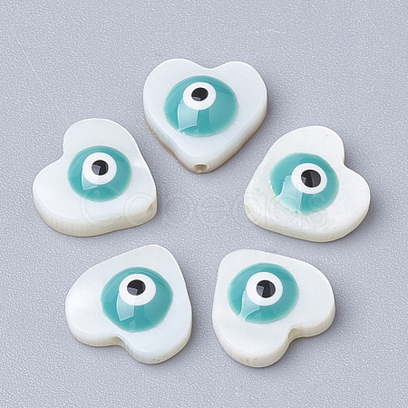 Natural Freshwater Shell Beads X-SHEL-Q017-07C-1
