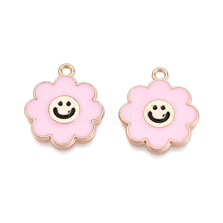 Alloy Enamel Pendants ENAM-T020-55D-1