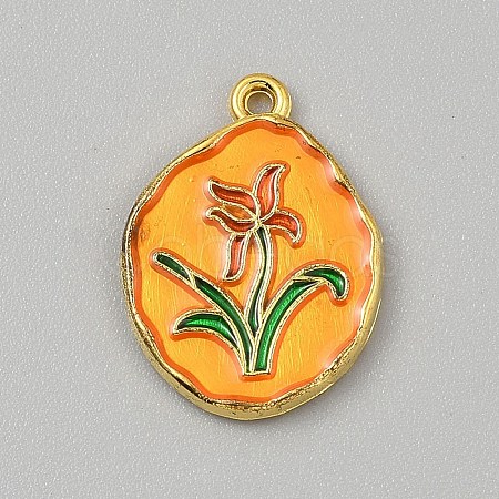 Alloy Enamel Pendants LS-FIND-WH20032-61C-1