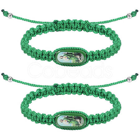 Cotton Cord Braided Bracelets FS-WG5D436-01-1
