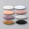 8Pcs Plastic Oval Brooch Pins, Scarf Hijab Lapel Pin Buckles for Ladies Hair Dressing Accessories, Mixed Color, 36x13.5x9mm