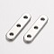 Alloy Spacer Bars, Lead Free & Cadmium Free & Nickel Free, Platinum, 24x6x2mm