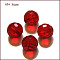 K9 Glass, Imitation Austrian Crystal Beads, Grade AAA, Faceted(128 Facets), Round, Dark Red, 10mm, Hole: 0.9~1mm