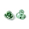 Aluminum Cabochons, Nail Art Decoration Accessories, for DIY Mobile Phone Decoration Accessories, Flower, Medium Sea Green, 9x9x5mm, 1000pcs/bag