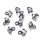 Brass Clear Cubic Zirconia Charms, Long-Lasting Plated, Diamond, Gunmetal, 9.5x6.5x6.5mm, Hole: 3mm