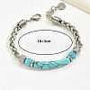 Elegant Stainless Steel Wheat Chain Bracelets GZ3677-5