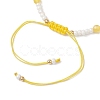 Glass Seed Bead and Resin Braided Bead Bracelets for Women BJEW-MZ00237-01-4