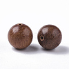 Natural Wood Beads WOOD-S666-12mm-01-2