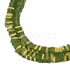 Electroplate Glass Beads Strands GLAA-B023-01A-02-3