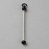 Iron Bar Beadable Keychain for Jewelry Making DIY Crafts IFIN-SZC0005-01A-05-1