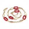 Handmade Brass Oval Link Chains CHC-H102-16G-G-3