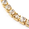 Brass Rhinestone Strass Chain Bracelets X-BJEW-JB06002-3