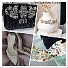 Rectangle Octagon Shape Sew on Glass Rhinestone DIY-E062-01G-01-4
