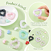 DIY Heart Acylic & Resin Rhinestones Beads Jewelry Making Kits DIY-PH0023-76-4