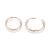 Ion Plating(IP) 304 Stainless Steel Huggie Hoop Earrings EJEW-F111A-19mm-RG-3