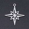 Non-Tarnish 201 Stainless Steel Laser Cut Pendants STAS-S105-T898-1-1