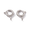 Non-Tarnish 201 Stainless Steel Spring Ring Clasps STAS-J401-LD022-8-1