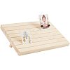 7-Slot Wooden Place Card Display Stands ODIS-WH0029-52A-1