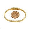 Rack Plating Brass Micro Pave Cubic Zirconia Hinged Bangles BJEW-H624-04G-5