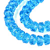 Transparent Glass Beads Strands GLAA-Q114-01A-A08-3