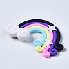Handmade Polymer Clay Cabochons PORC-TD001-39B-4