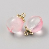 Glass Pendants GLAA-WH0035-41G-03-2