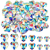 30Pcs 3 Styles Glass Rhinestone Cabochons RGLA-BBC0001-05-1
