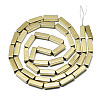 Electroplate Non-magnetic Synthetic Hematite Beads Strands G-S352-41B-01-2
