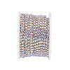 Brass Rhinestone Strass Chains CHC-T001-SS10-02S-3