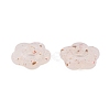 Marbled Stone Style Opaque Acrylic Beads LS-OACR-G009-06B-2