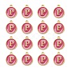 Golden Plated Alloy Enamel Charms X-ENAM-S118-08P-2