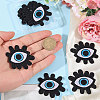 9Pcs Computerized Embroidery Cloth Patches PATC-FH0001-28B-3