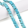Synthetic Turquoise Beads Strands UNKW-T001-02A-1