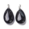 Natural Glaucophane Pendants G-D084-01P-B14-2