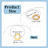 6Pcs Waxed Cotton Cord Bracelets BJEW-AR00002-2