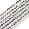 Brass Rhinestone Strass Chains CHC-S6-17S-1-1