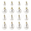 24Pcs 4 Styles ABS Plastic Imitation Pearl Charms KK-FS0001-79-1