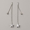 Brass Rhinestone Tassel Big Pendants KK-TAC0011-03C-2