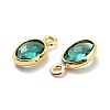 Eco-Friendly Brass with Glass Pendants KK-K268-01R-3