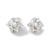 Rack Plating Brass Micro Pave Clear Cubic Zirconia Pendants KK-A224-09P-2