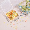 800Pcs 4 Colors 2-Hole Glass Seed Beads SEED-CN0001-04-7