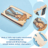 Wood Animal Hanging Ornaments HJEW-WH0053-08A-4