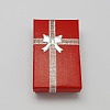 Valentines Day Wife Gifts Packages Cardboard Jewelry Set Boxes with Bowknot and Sponge Inside CBOX-R013-1-1