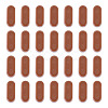 Opaque Acrylic European Beads OACR-TAC0019-006I-2