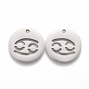 Tarnish Resistant 201 Stainless Steel Pendants STAS-Z001-B-10P-1