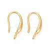 Rack Plating Eco-friendly Brass Earring Hooks KK-D075-09G-RS-1